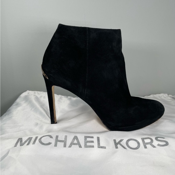.MICHAEL KORS Suede Stiletto Ankle Boots - Picture 5 of 12